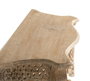 Giner y Colomer Consola de Madera de Mango Blanco Envejecido 76x120x42 cm
